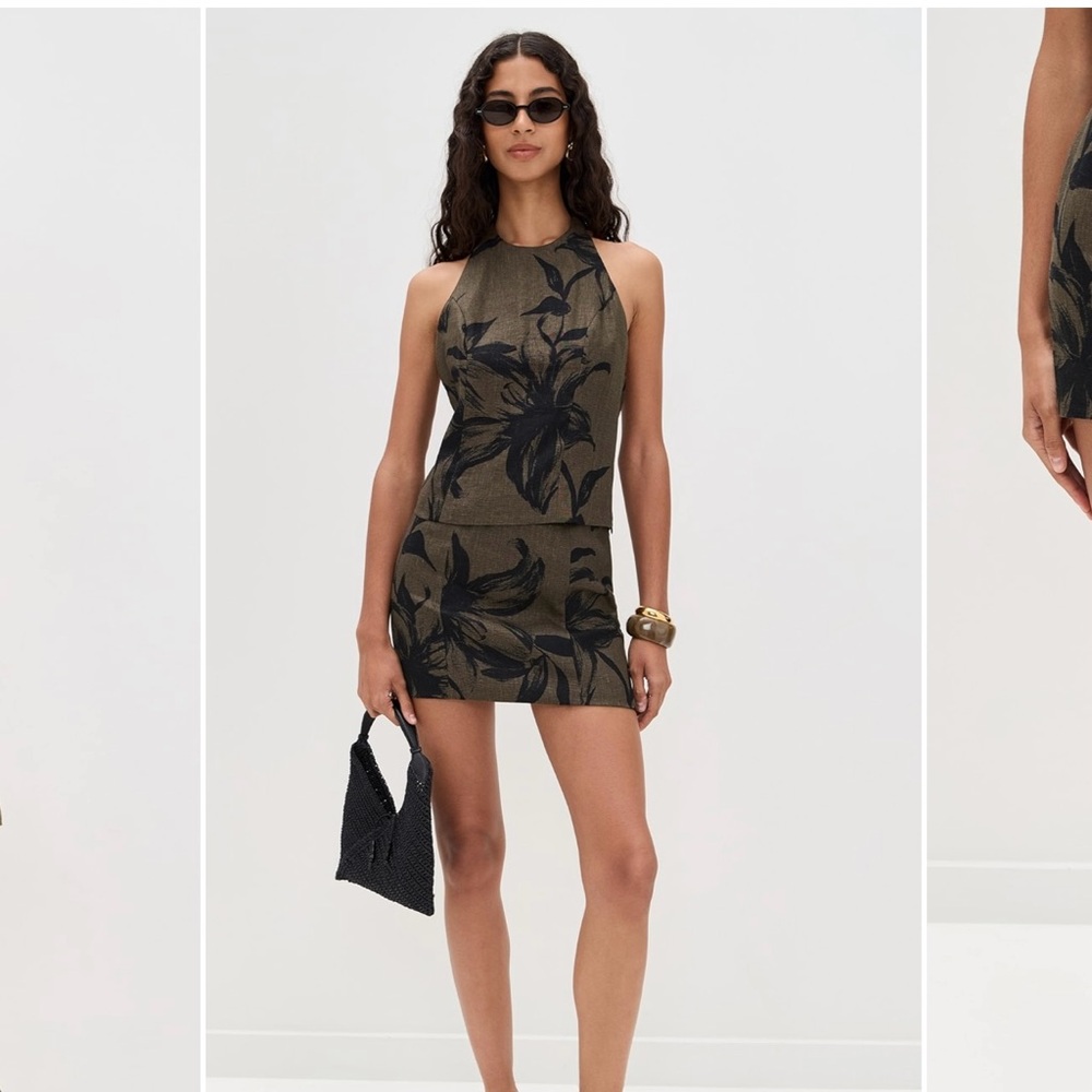 Reformation Two-piece Skirt Set NWT